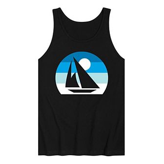 Men's Sailing Sailing Sunset Tank Top