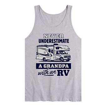 Men's Never Underestimate Grandpa Tank Top