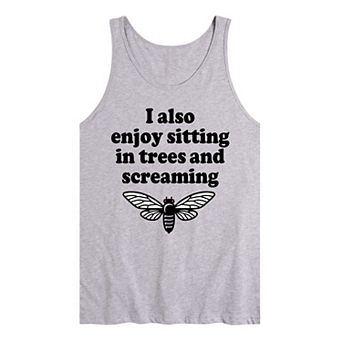 Men's Sitting In Trees Screaming Tank Top