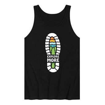 Men's Explore More Boot Print Tank Top