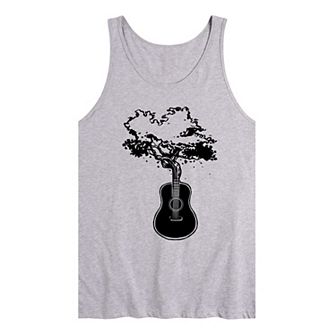Men's Guitar Neck Tree Tank Top