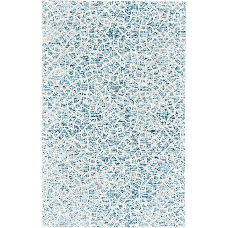 Weave & Wander Veran Emma Rug, Blue, 5X8 Ft