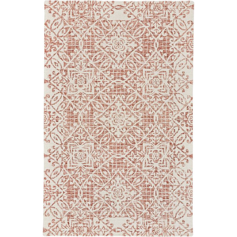 Weave & Wander Veran America Rug, Orange, 8X10 Ft