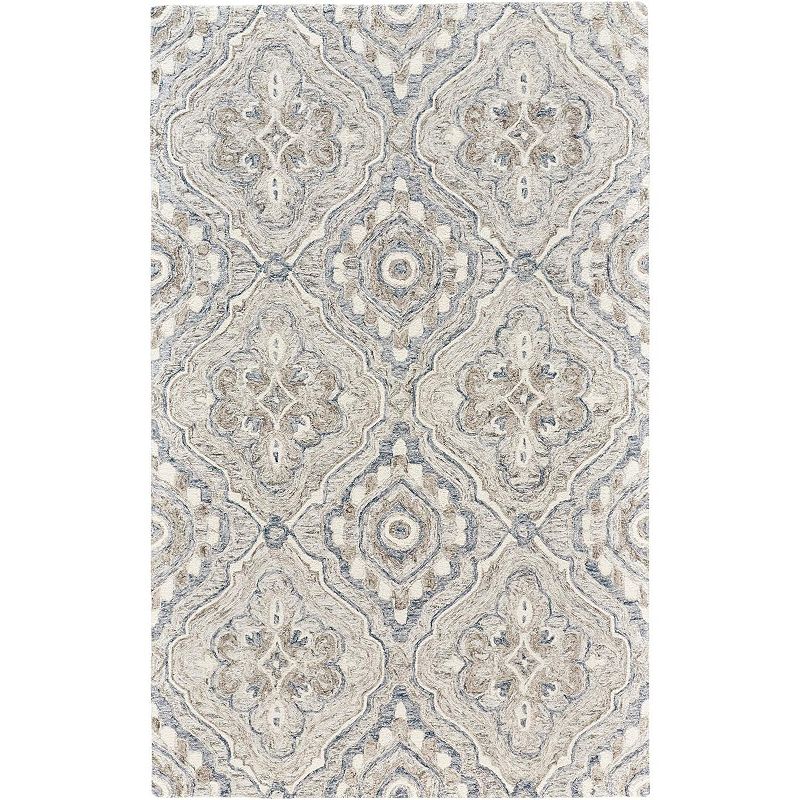 Weave & Wander Veran Messiah Rug, Beig/Green, 8X10 Ft