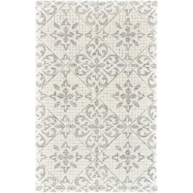 Weave & Wander Veran Kathryn Rug, Beig/Green, 8X10 Ft