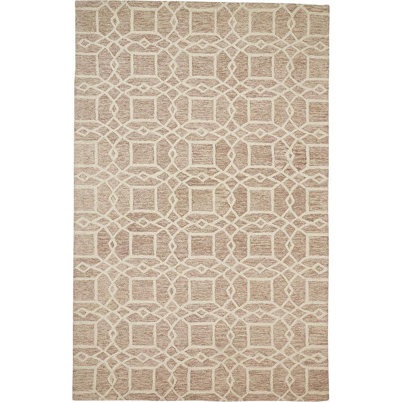 Weave & Wander Veran Veronica Rug, Beig/Green, 8X10 Ft
