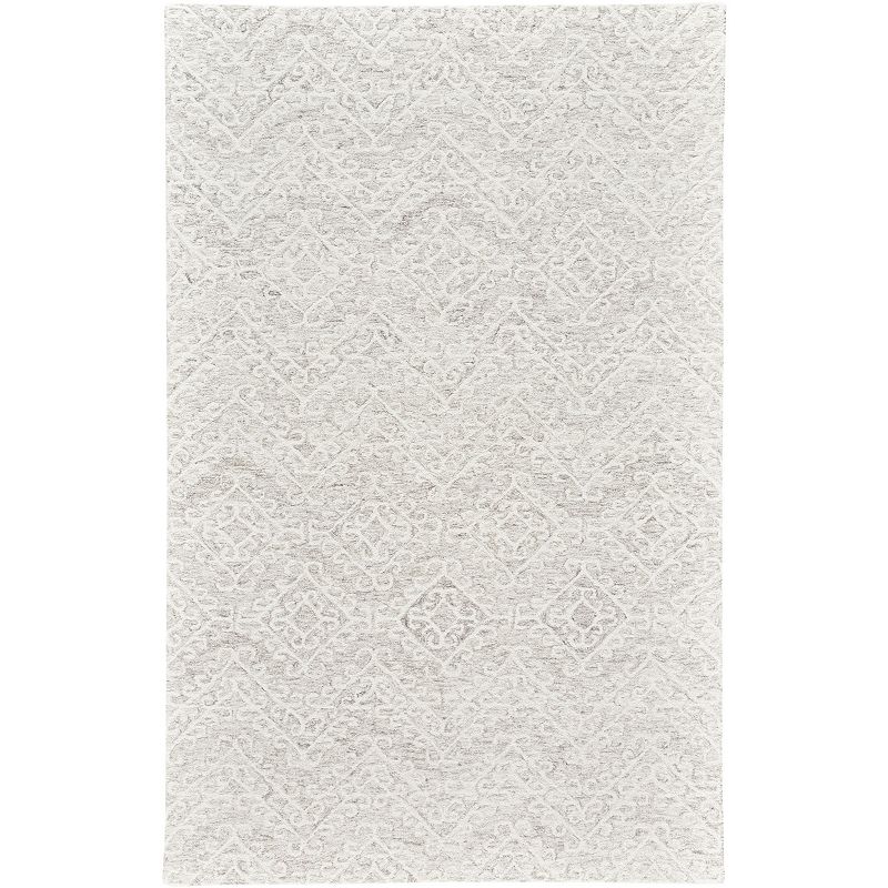 Weave & Wander Veran Russell Rug, Grey, 5X8 Ft