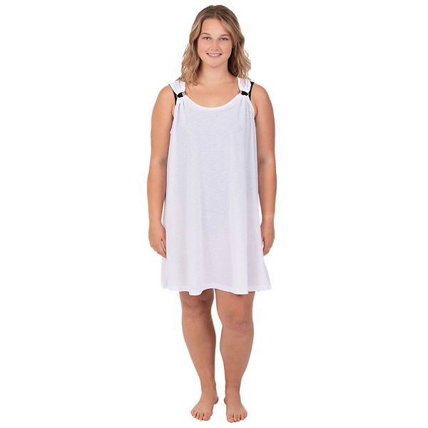 Plus Size Portocruz ORing Swim CoverUp Tank Dress