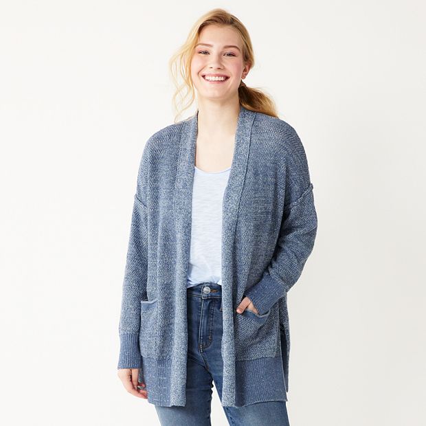 Kohls open front cardigan sale