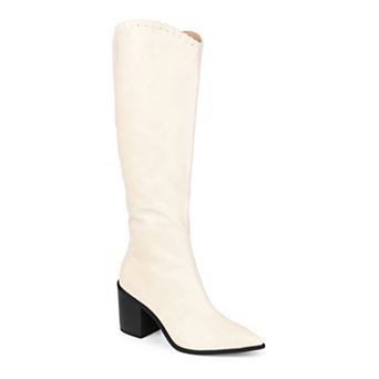 Journee Daria Women's Knee-High Western Boots