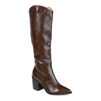 Journee Daria Women's Knee-High Western Boots