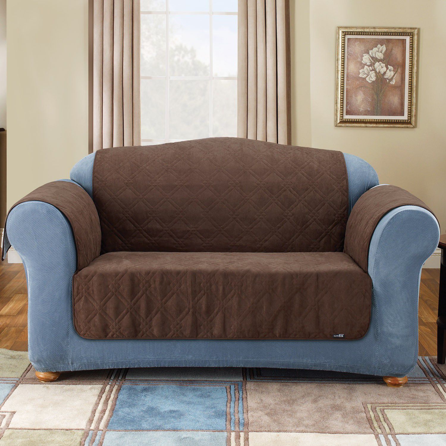 Sure Fit Furniture Friend Faux Suede Sofa Pet Cover