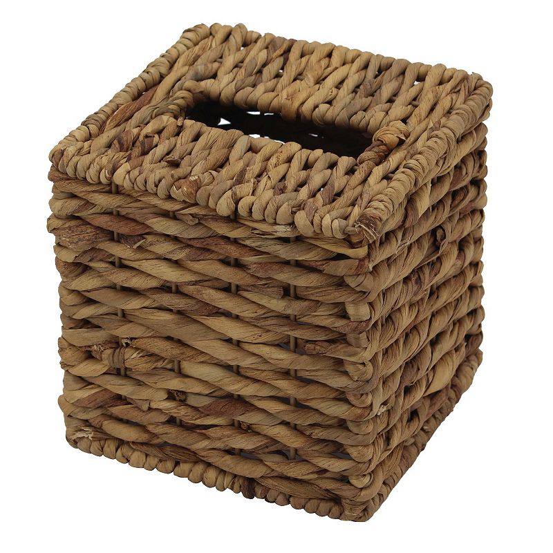 Sonoma Goods For Life Wicker Tissue Box Cover, Brown