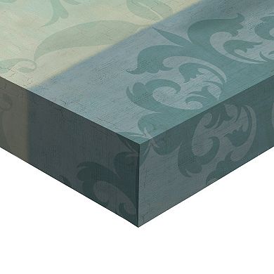 Masterpiece Damask Bath Sink & Tub Canvas Wall Art 2-piece Set