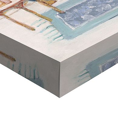 Masterpiece Blue Bath I & II Canvas Wall Art 2-piece Set