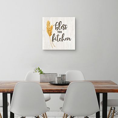 Master Piece Farm Life I Bless This Kitchen Canvas Wall Art