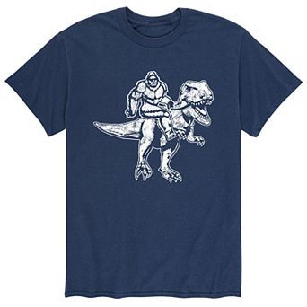 Men's Bigfoot Riding T-Rex Tee