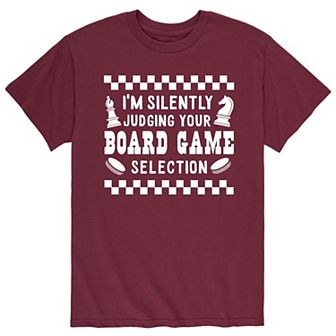 Men's Silently Judging Board Games Tee