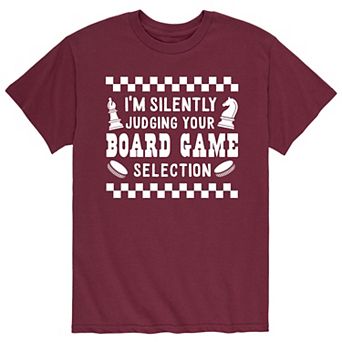 Men's Silently Judging Board Games Tee