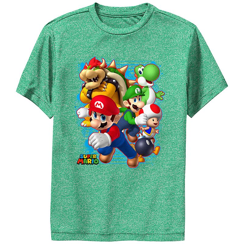 Boys 6-20 Nintendo Super Mario Luigi Bowser Paint Graphic Tee, Boy's, 