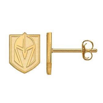 LogoArt Sterling Silver Las Vegas Golden Knights Mini Logo Stud Earrings