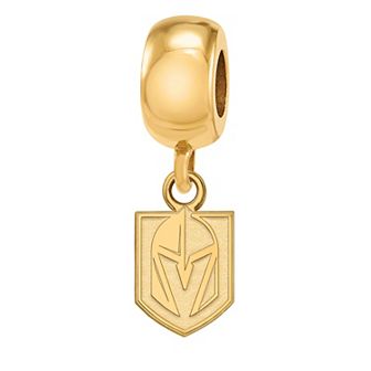 LogoArt Sterling Silver Las Vegas Golden Knights Logo Bead Charm