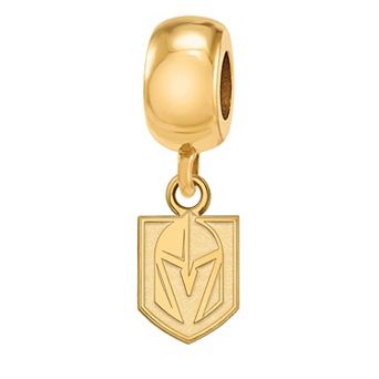 LogoArt Sterling Silver Las Vegas Golden Knights Logo Bead Charm
