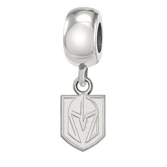 LogoArt Sterling Silver Las Vegas Golden Knights Logo Bead Charm