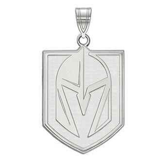 LogoArt Sterling Silver Las Vegas Golden Knights Extra Large Pendant