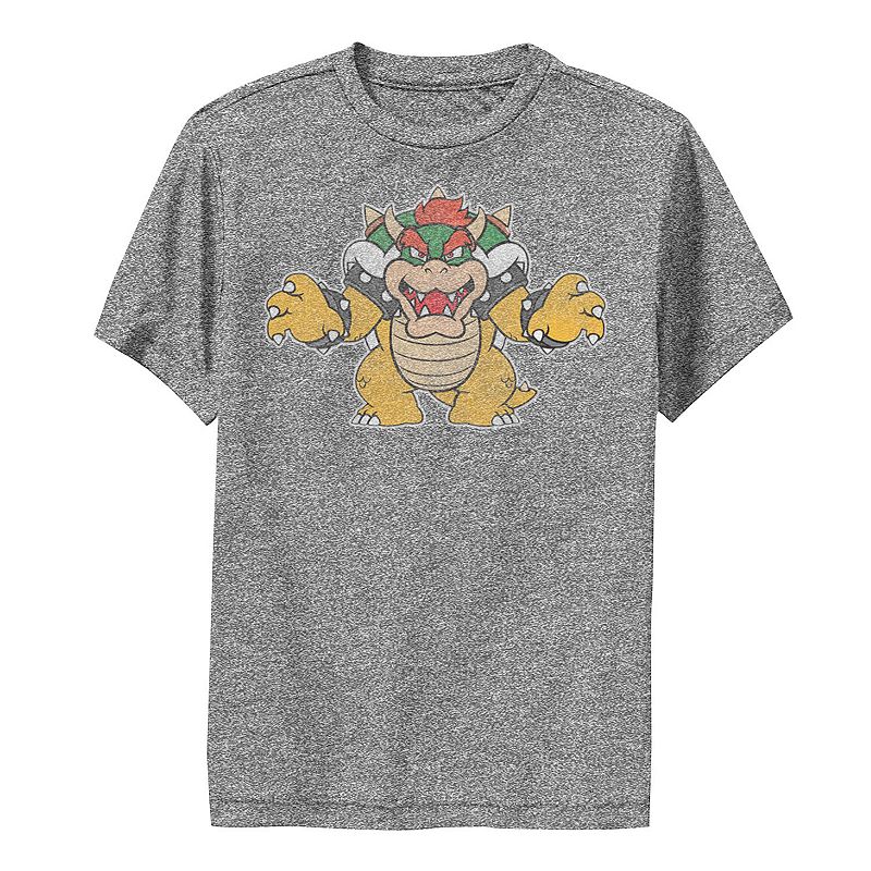 Boys 6-20 Super Mario Bowser Portrait Logo Graphic Tee, Boy's, 