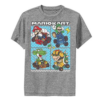 Boys 6-20 Mario Kart Portrait Panels Graphic Tee
