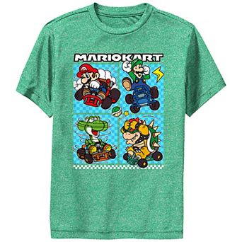 Boys 8-20 Mario Kart Portrait Panels Graphic Tee