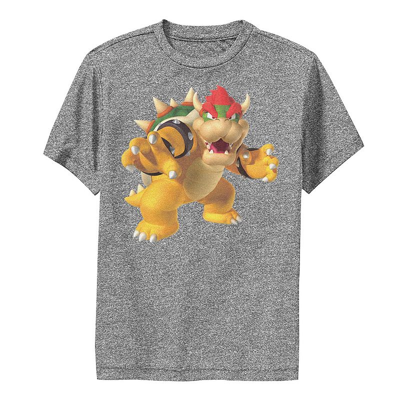 Boys 6-20 Super Mario Bowser Portrait Logo Graphic Tee, Boy's, 