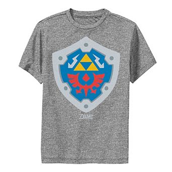 Boys 8-20 The Legend Of Zelda Shield Portrait Graphic Tee