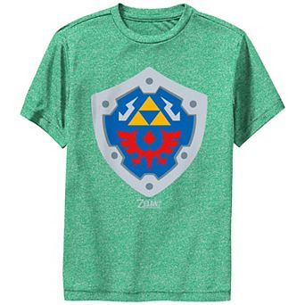 Boys 8-20 The Legend Of Zelda Shield Portrait Graphic Tee