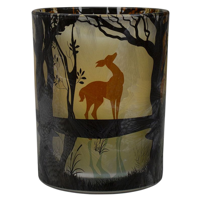 Northlight Forest Deer Candle Holder Table Decor, Brown