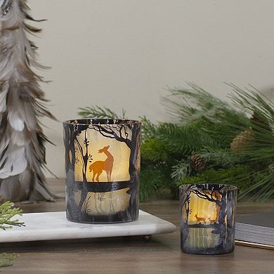 Northlight Forest Deer Candle Holder Table Decor