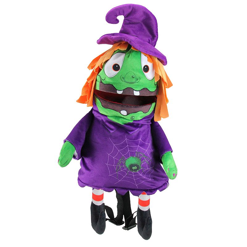 Northlight 23 Witch Trick or Treat Halloween Bag, Purple