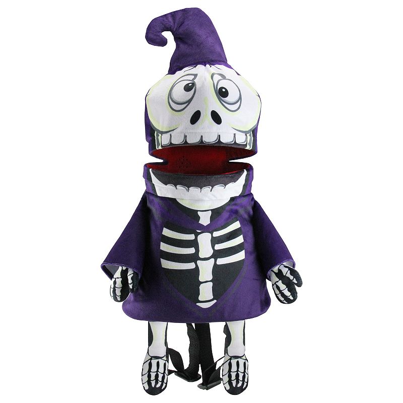 30353814 Northlight Purple Black Skeleton Halloween Trick o sku 30353814
