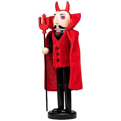 Northlight Devil Pitch Fork Halloween Nutcracker Floor Decor