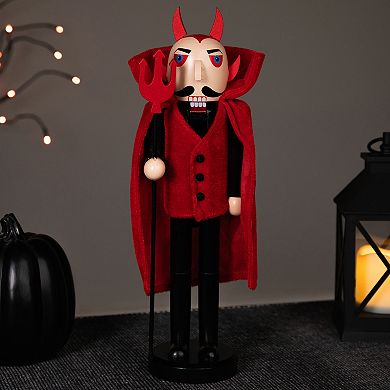 Northlight Devil Pitch Fork Halloween Nutcracker Floor Decor
