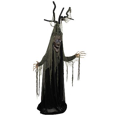 Northlight Touch Activated Tree Man Animated Halloween Floor Decor
