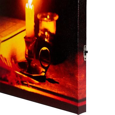 Northlight LED Lighted Skull Halloween Wall Art