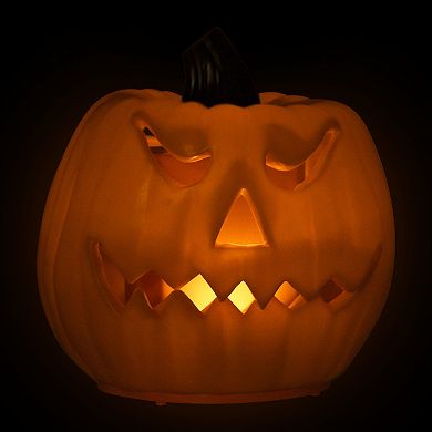 Northlight Two-Sided Pumpkin Halloween Table Decor