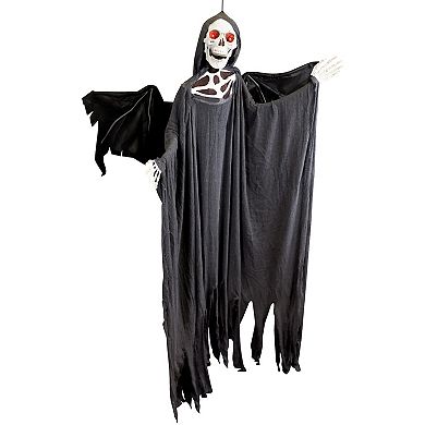 Northlight Pre-Lit Skeletal Reaper Wings Halloween Floor Decor