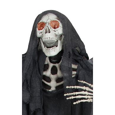 Northlight Pre-Lit Skeletal Reaper Wings Halloween Floor Decor