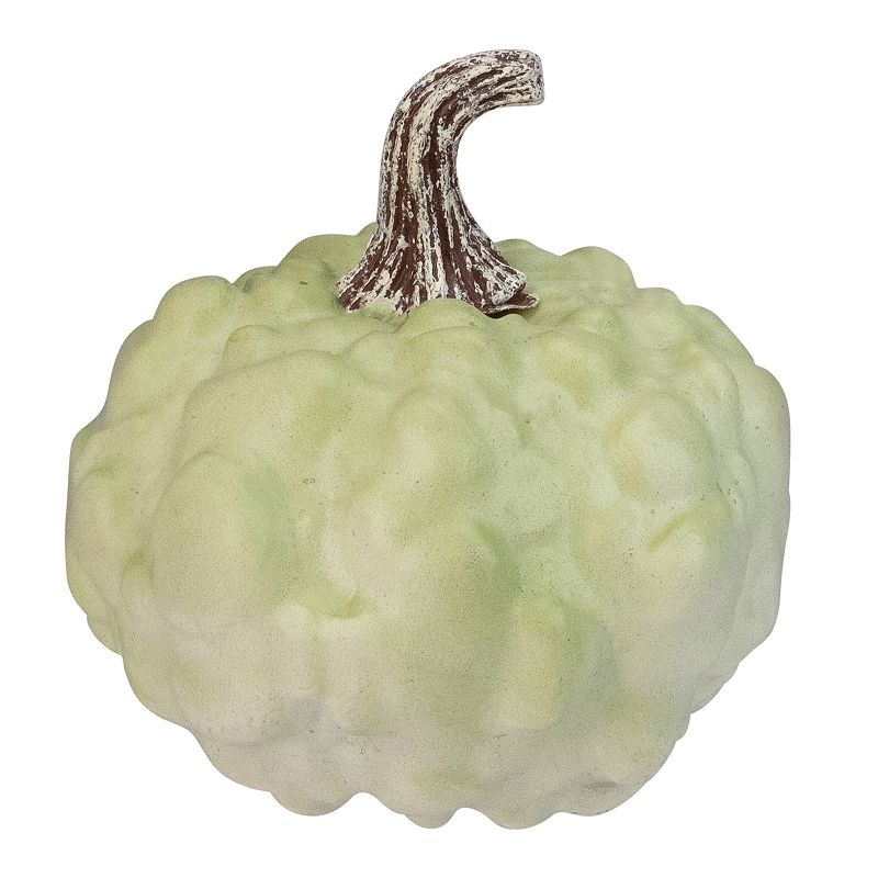Northlight Small Green Textured Artificial Pumpkin Halloween Table Decor