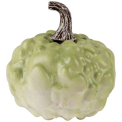 Northlight Small Green Textured Artificial Pumpkin Halloween Table Decor