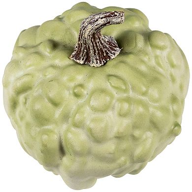Northlight Small Green Textured Artificial Pumpkin Halloween Table Decor