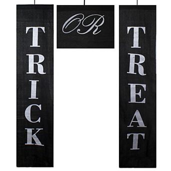 Northlight 3-pack Trick or Treat Outdoor Halloween Banner Set